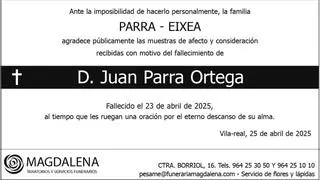 D. Juan Parra Ortega