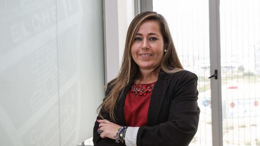 Patricia Rodríguez, directora general del Elche, este miércoles