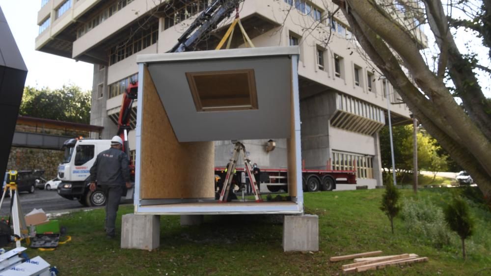 La UDC lanza un prototipo de vivienda plegable