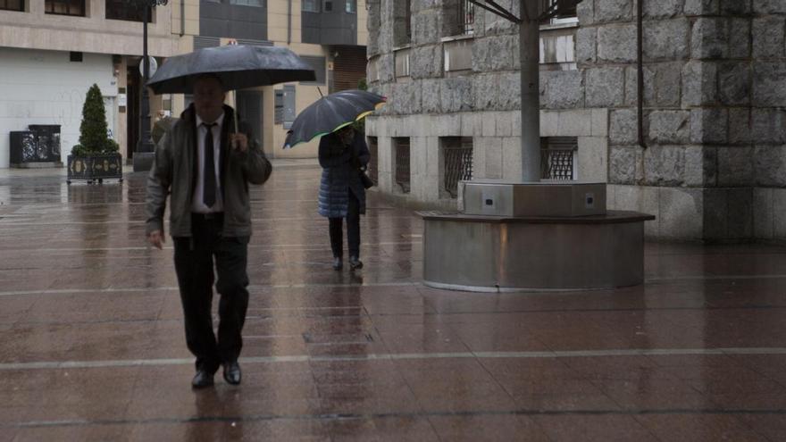 Mal tiempo en Oviedo