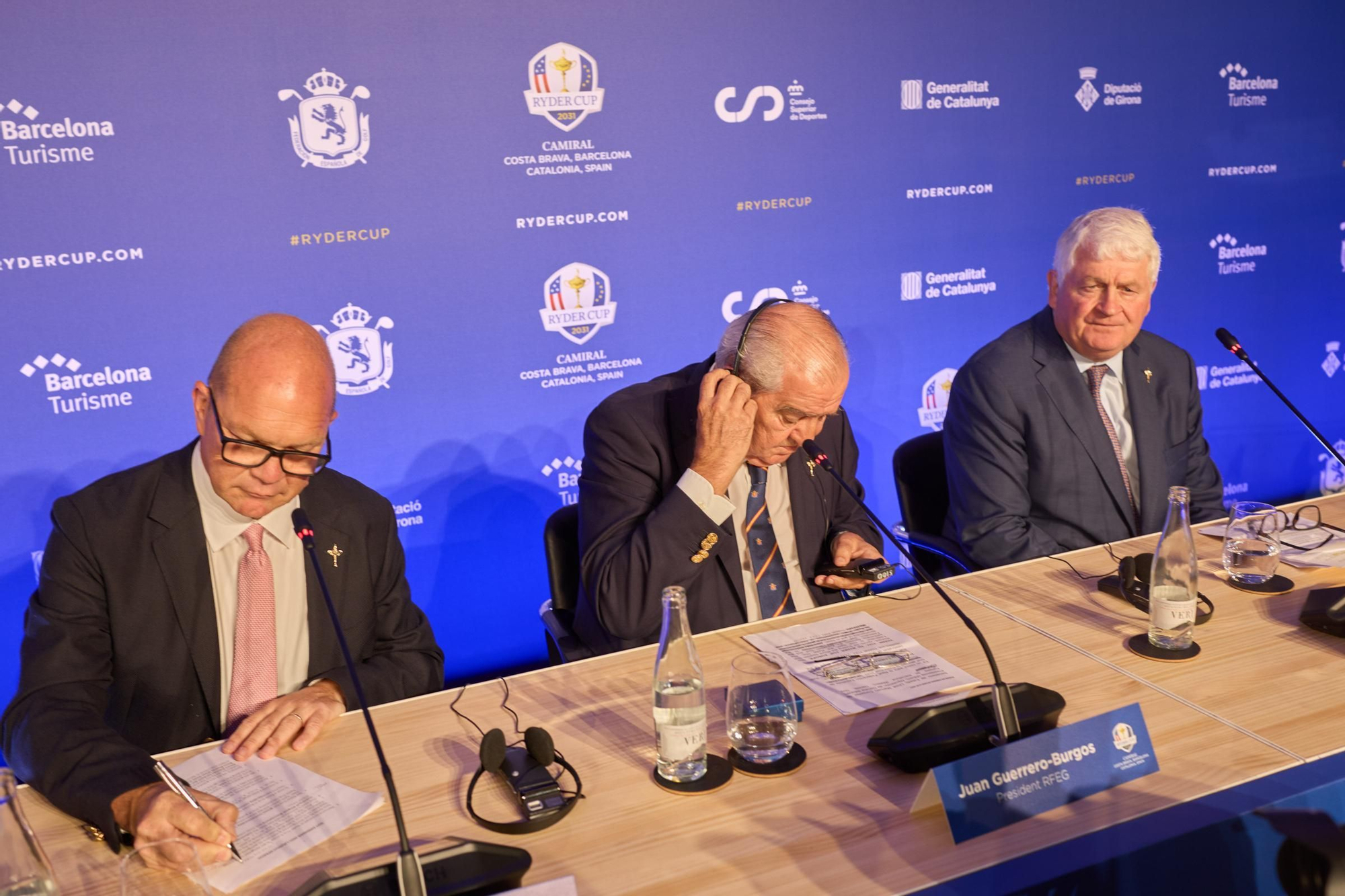 Les imatges de la presentació de la Ryder Cup 2031 a l'Hotel Camiral