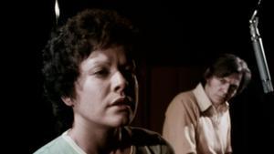 Elis Regina y Antonio Carlos Jobim, en un momento de la grabación del álbum ’Elis & Tom’. 