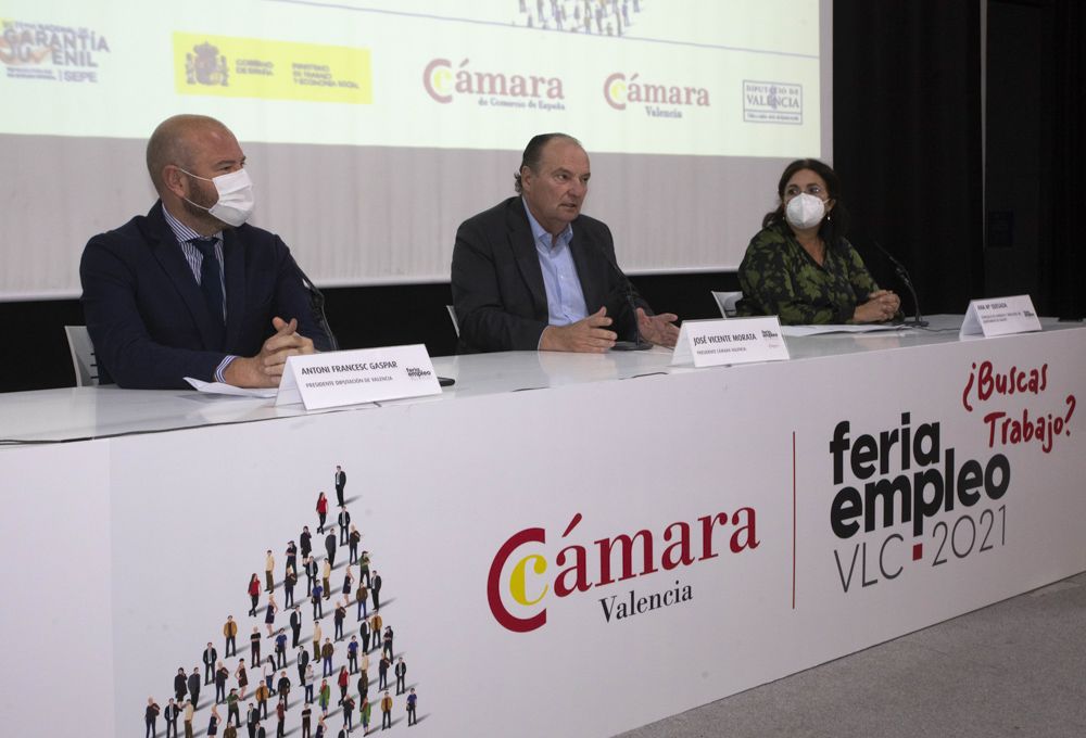 Feria Empleo VLC 2021, en el Casal Jove del Port de Sagunt.