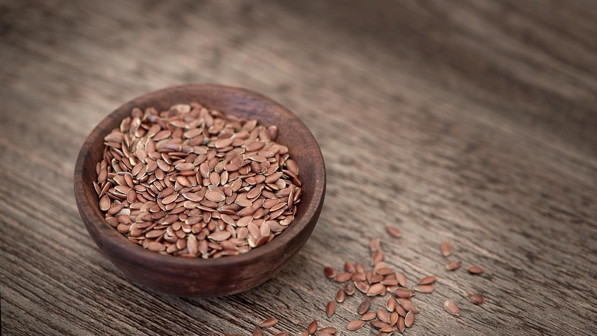 Las semillas de lino son una importante fuente de omega 3.