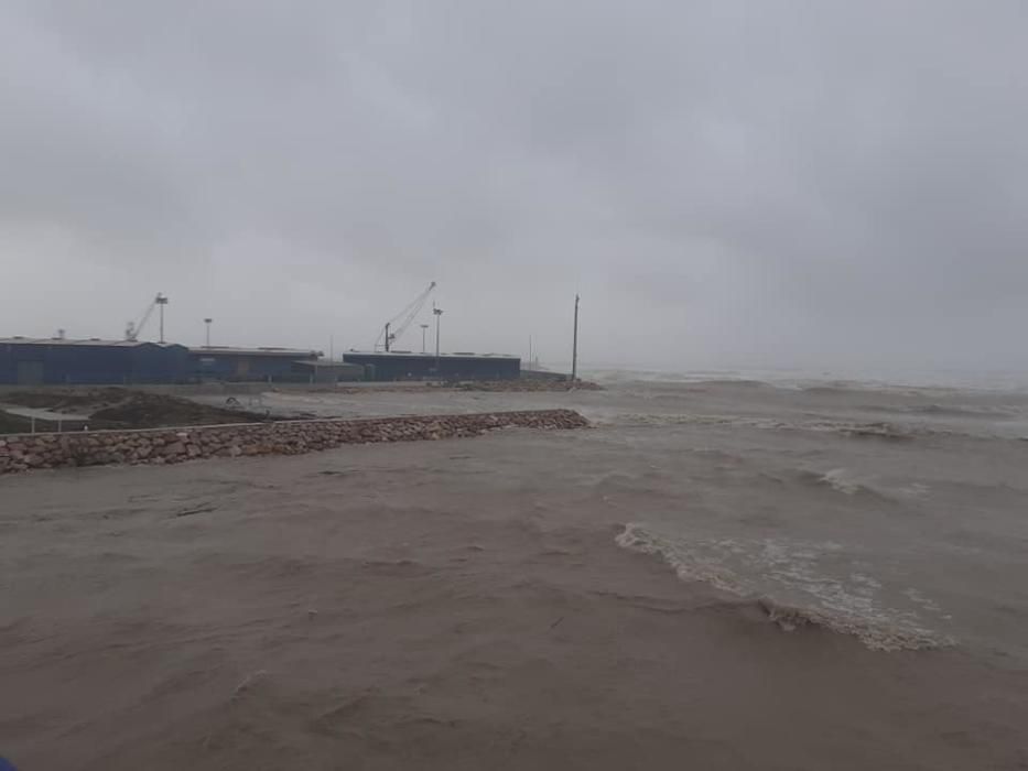 Efectos del temporal en la Safor