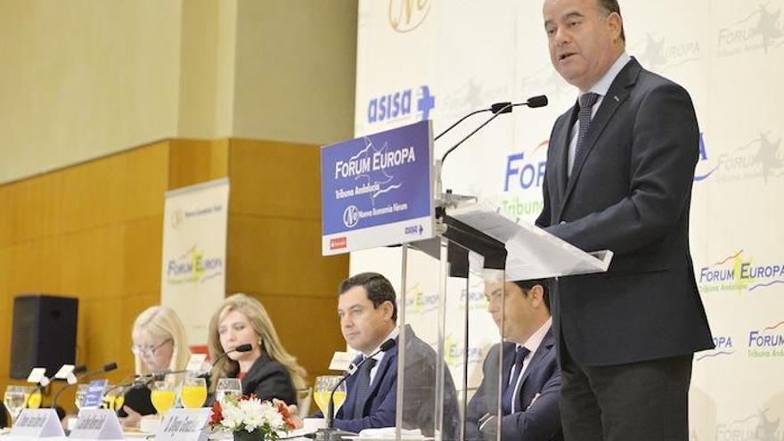 El alcalde de Antequera, Manuel Barón, en el Fórum Europa.