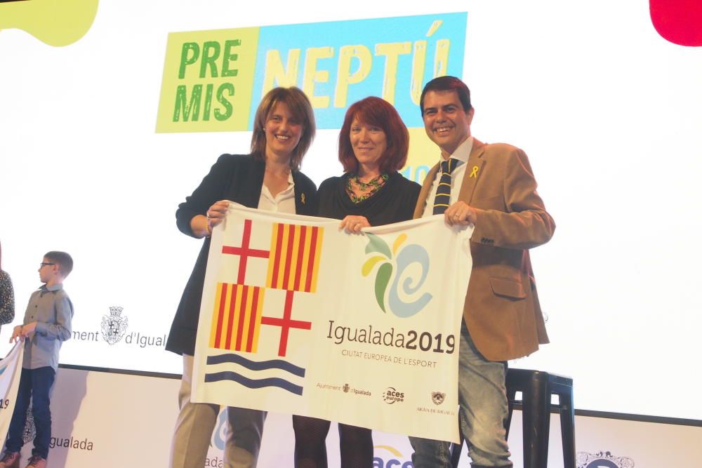 Els Premis Neptú d'Igualada coronen dos triatletes