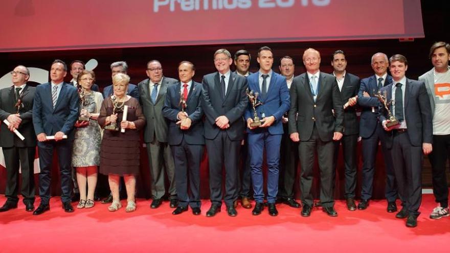 Los premiados por la Cámara el año pasado.