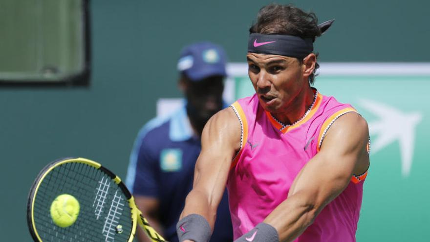 Rafa Nadal en Indian Wells.