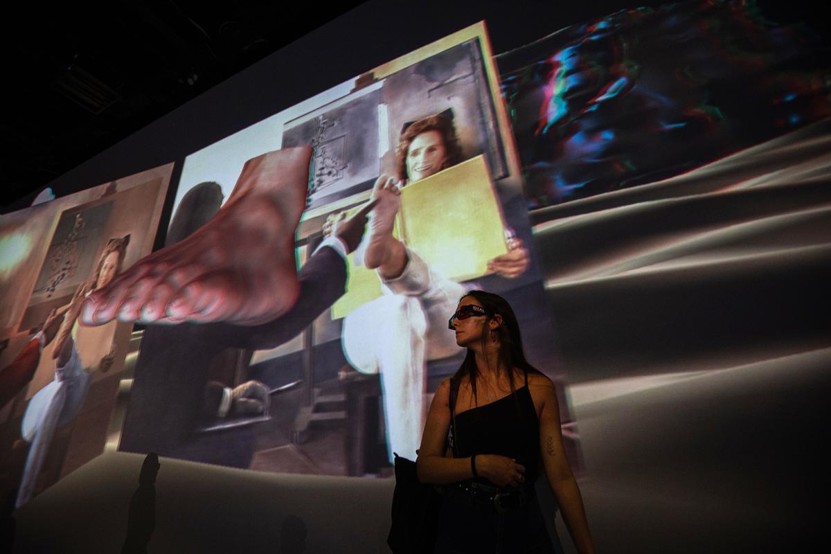 Exposición inmersiva Dalí cibernètic
