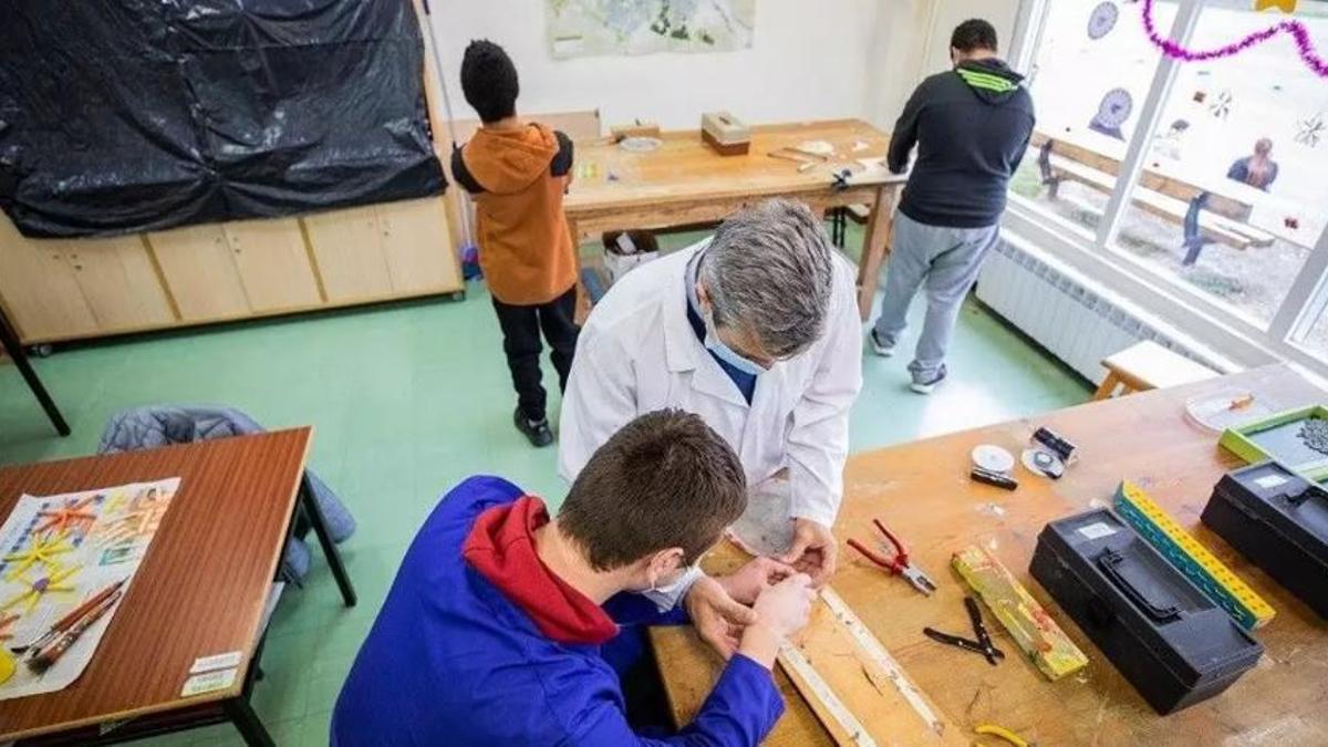 Alumnos durante una clase en un ciclo de FP.