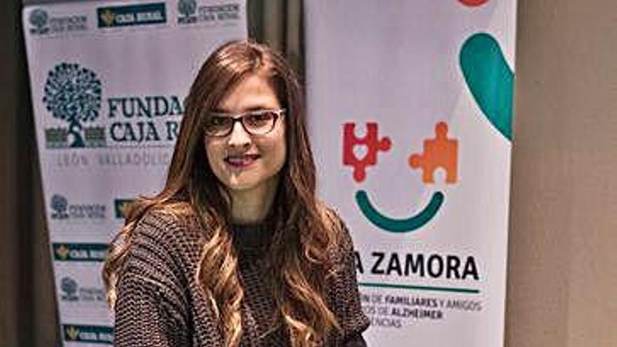 Laura Manteca, ayer, en las Jornadas Médicas de la Fundación Caja Rural.