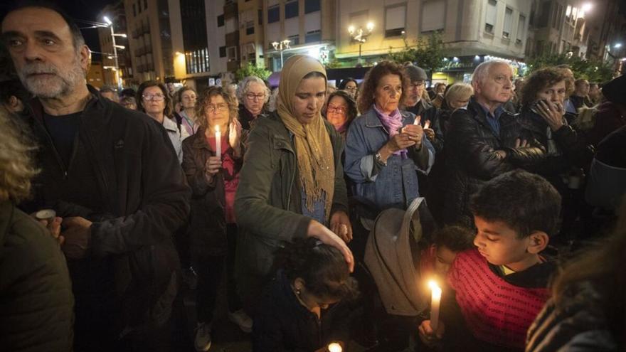 Protesta en repulsa del último asesinato machista perpetrado en Sagunt