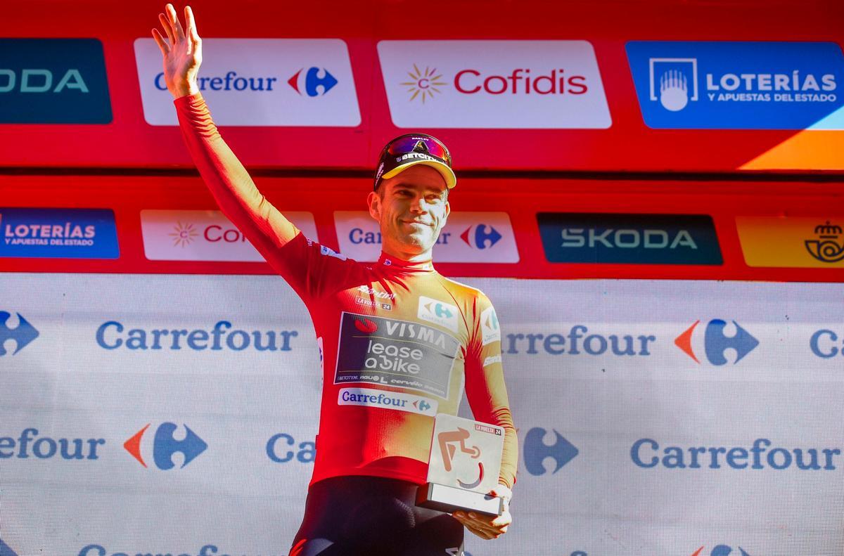 Wout van Aert, nuevo líder de La Vuelta