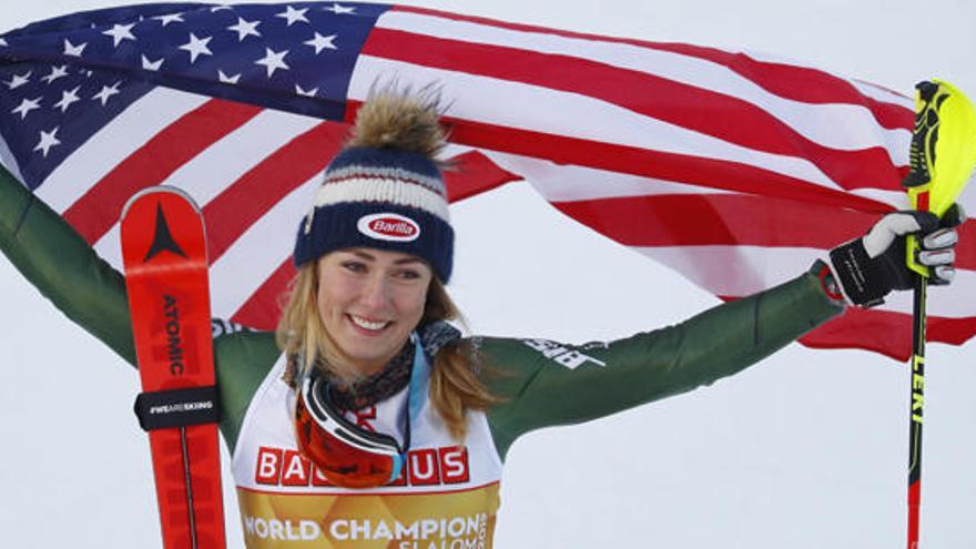 La estadounidense Mikaela Shiffrin.