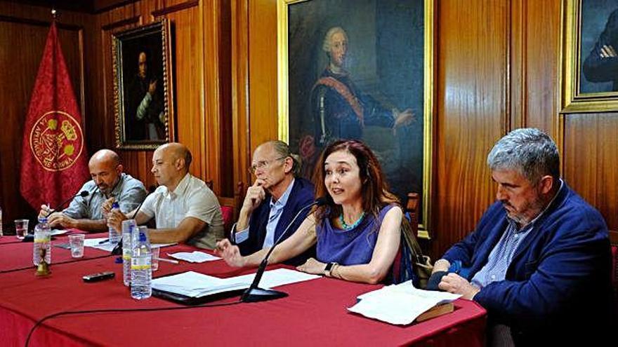 Mariano de Santa Ana, Fátima Campos, Tomás Van de Walle, Juli Caujapé y Carlos Velázquez.