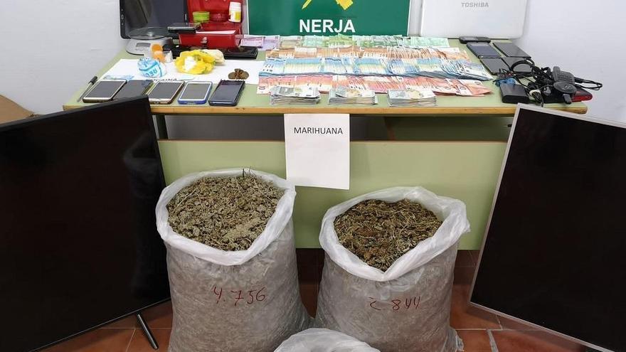 La Guardia Civil desarticula una organización dedicada a la venta de droga en Nerja