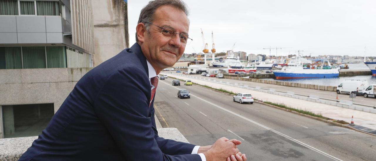 Manuel Barange, en el Auditorio Mar de Vigo