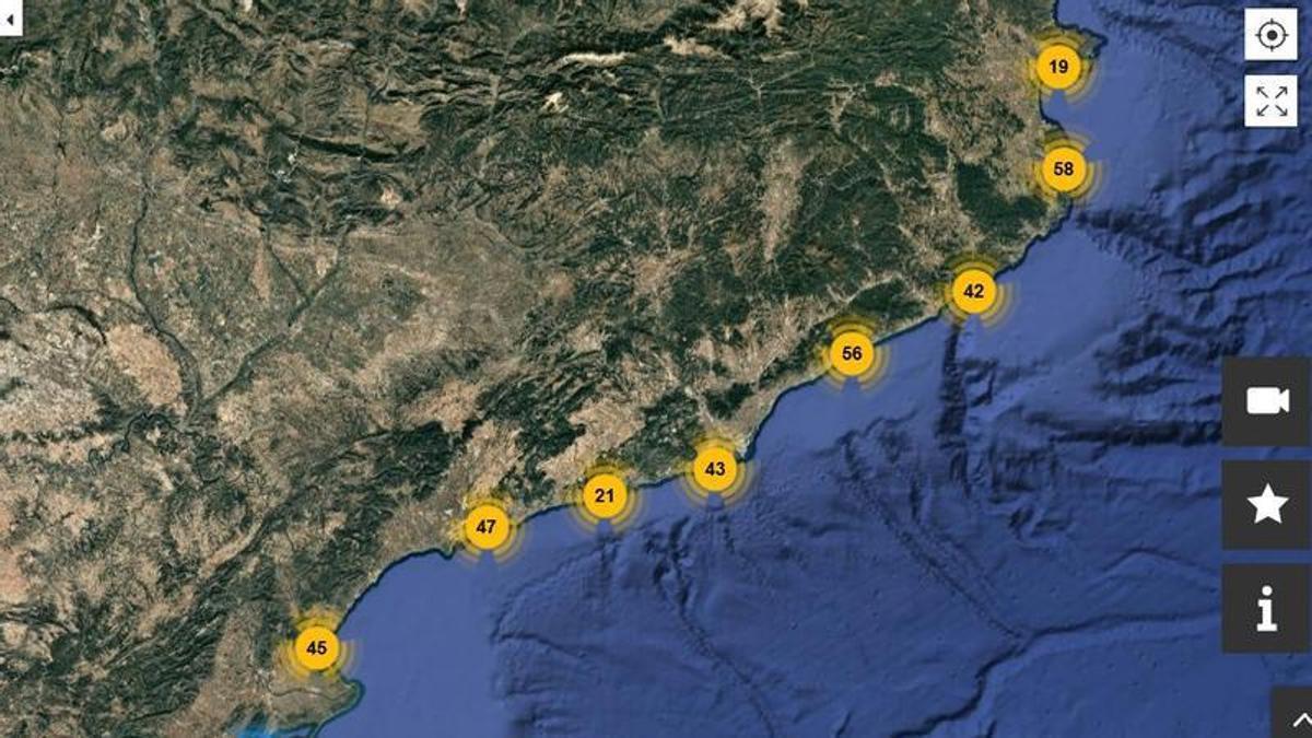 El visor de platges torna a estar operatiu.