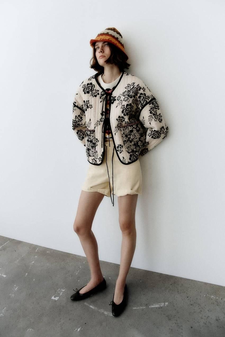 Chaqueta acolchada reversible de Zara