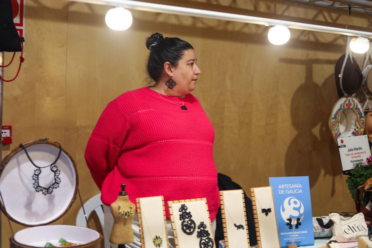 Zeltia Rodríguez, creadora de joyas.