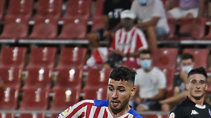 Bustos va ser l’autor del segon gol contra l’Amorebieta