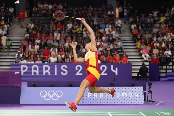 Bádminton femenino: Carolina Marín - Bing Jiao  He