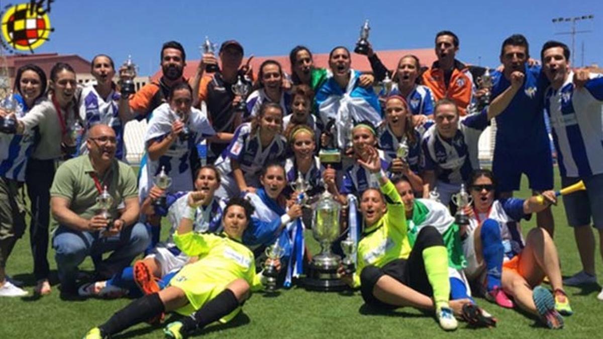 El Sporting de Huelva se proclama campeón de la Copa Reina