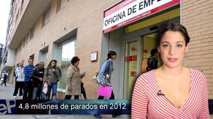 El 2012 tanca amb 4,8 milions d’aturats registrats, a ’El informativo’