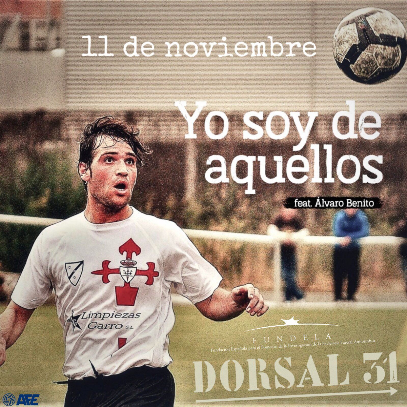 La portada del tema &#039;Yo soy de aquellos&#039;, con el que fuera jugador de fútbol Carlos Matallanas, fallecido por la ELA.