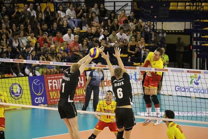 Preeuropeo de voleibol: España 3 - Suiza 1