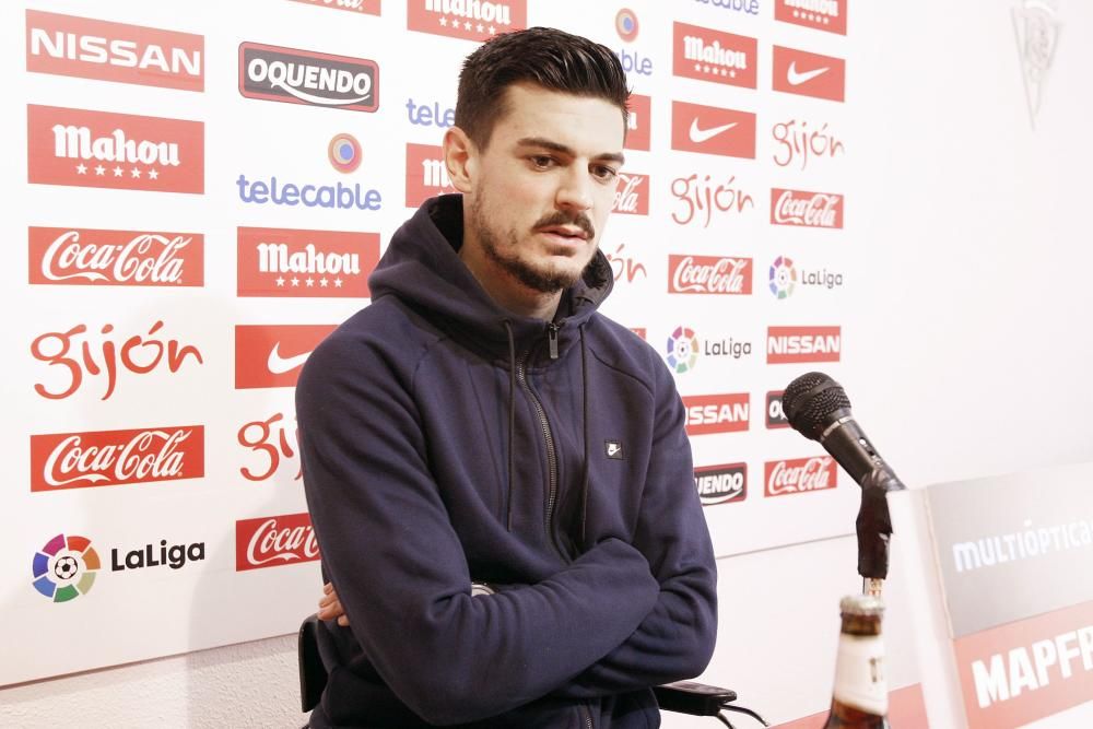 Entrenamiento del Sporting de Gijón