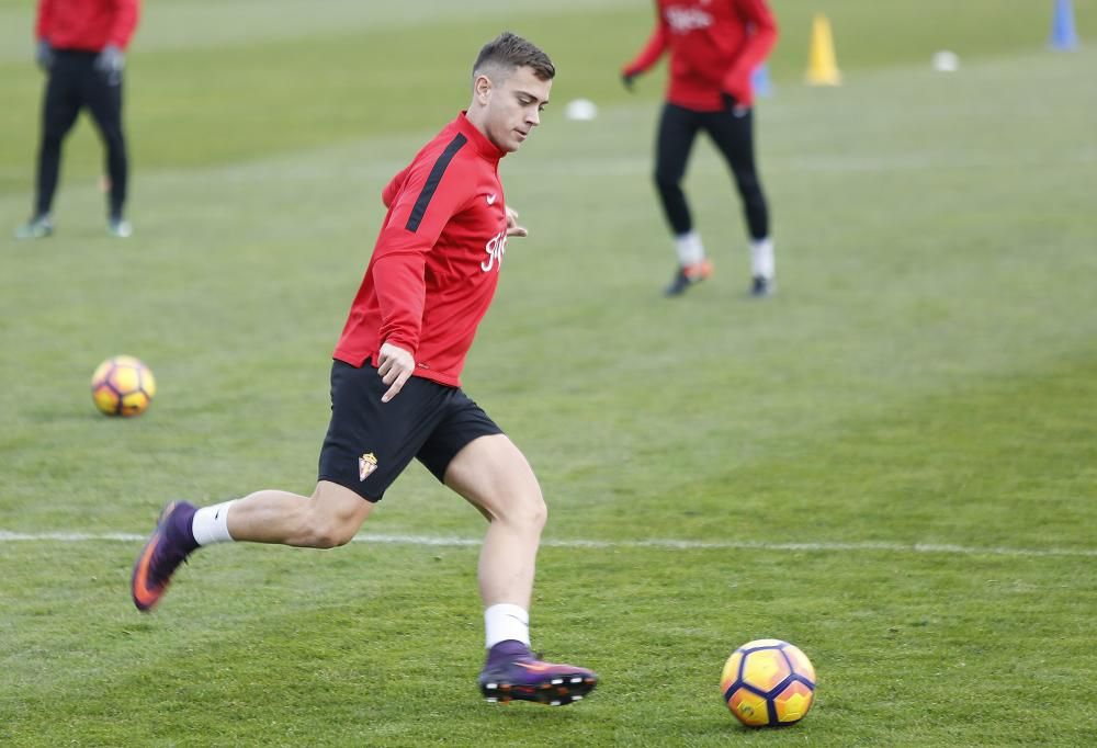 Entrenamiento del Sporting