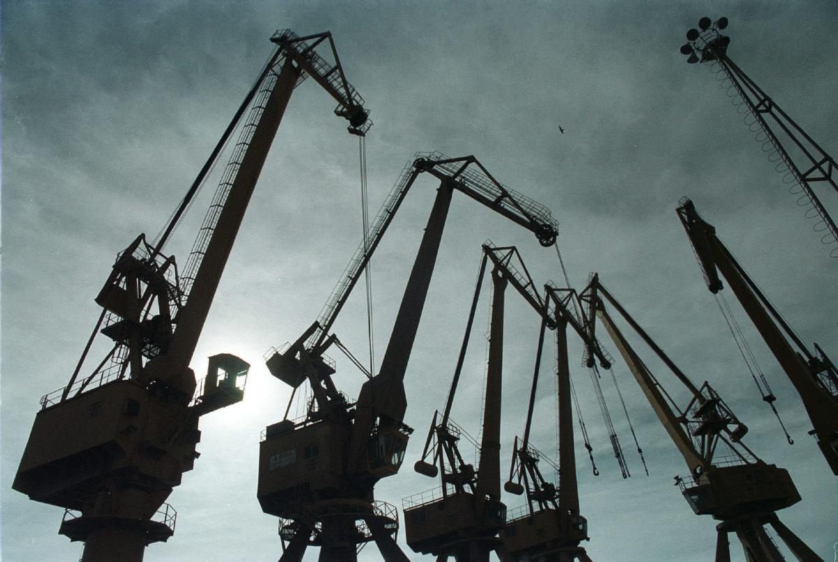 Trabajos de estiba en un puerto del país.