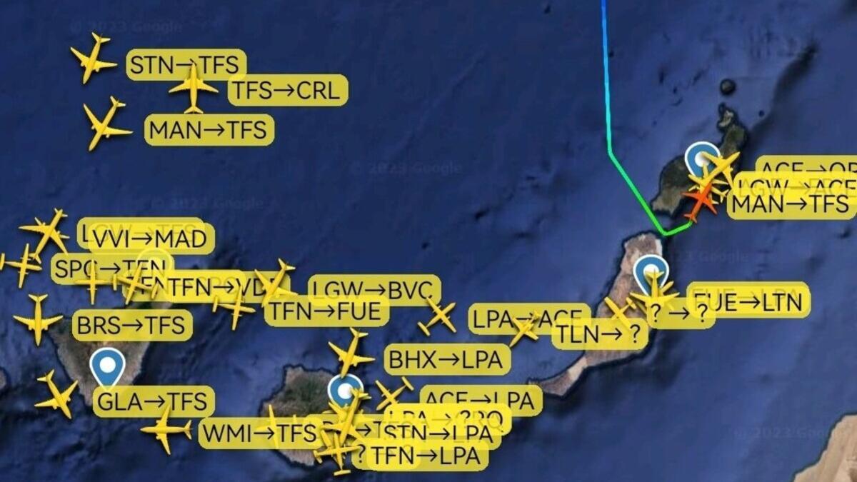 Vuelo desviado a Lanzarote