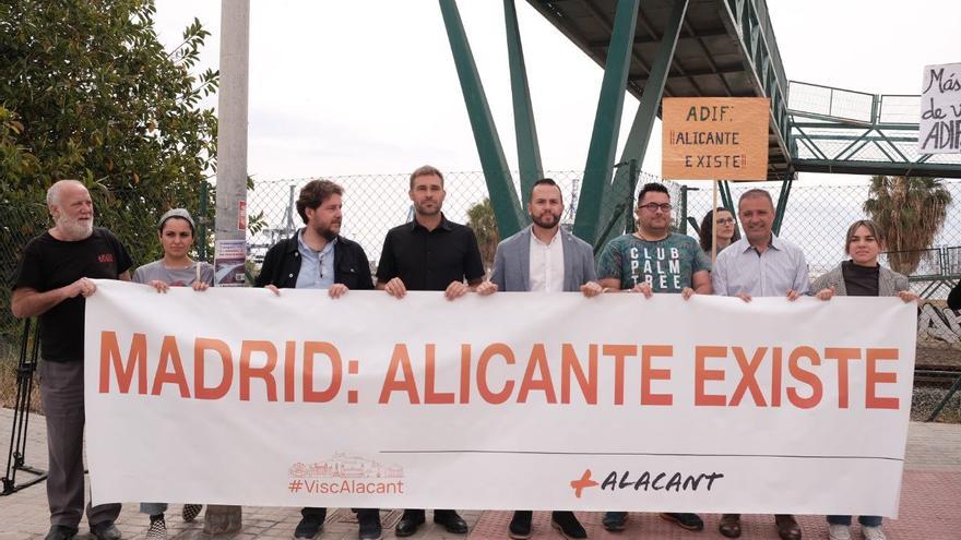 Compromís insiste en la retirada de las vías de la costa de Alicante y reclama impulsar la Variante de Torrellano