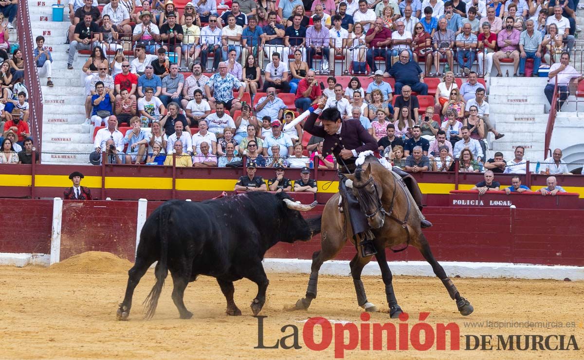 Corrida de Rejones en la Feria Taurina de Murcia (Andy Cartagena, Diego Ventura, Lea Vicens)