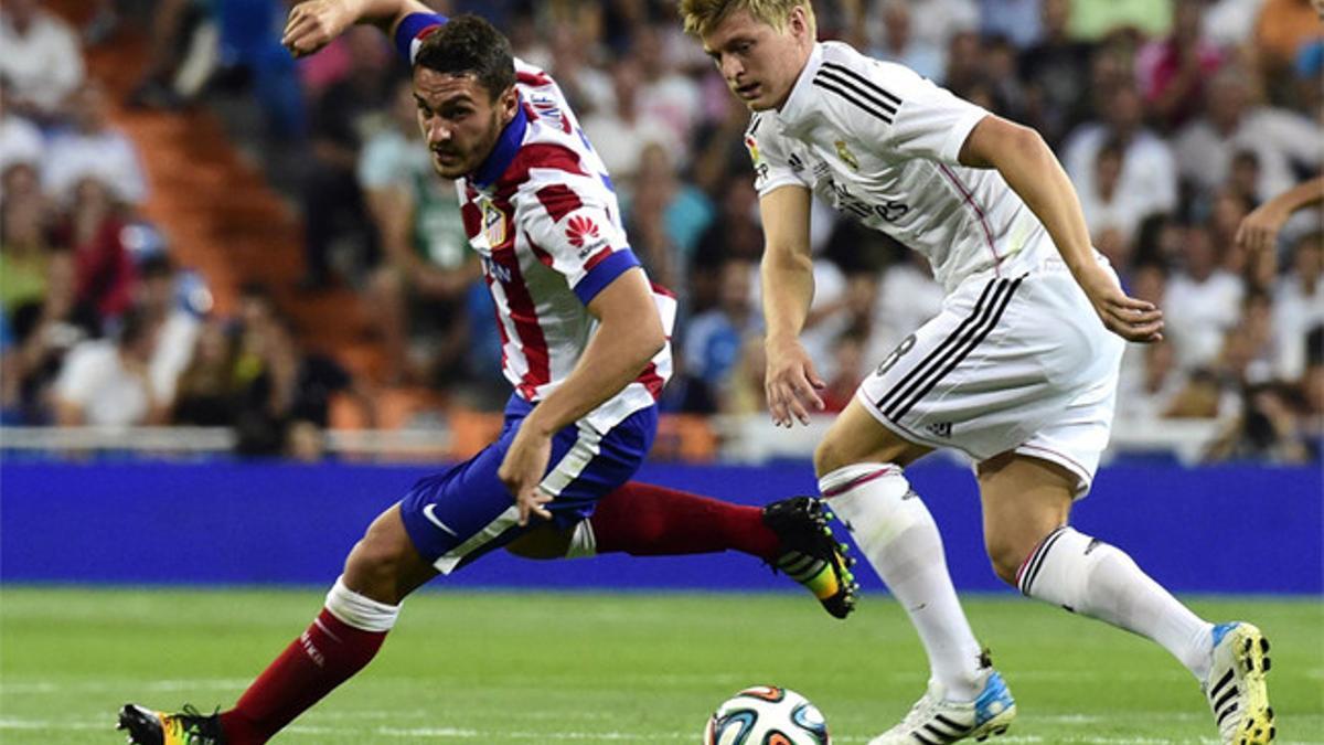 Toni Kroos en su debut en el Santiago Bernabéu