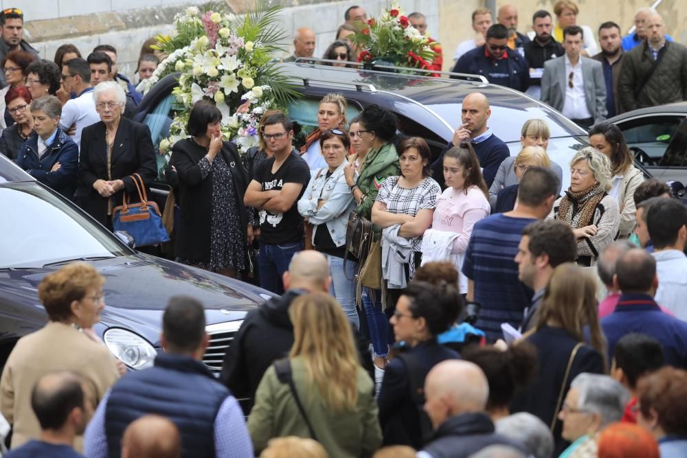 Funeral de David Carragal en Cudillero