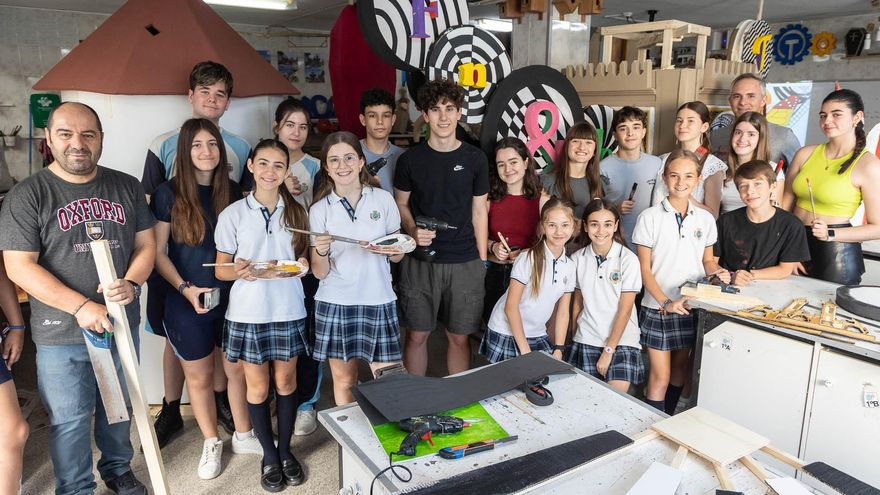 Fogueres escolars en Calasancio y el CEIP El Tossal