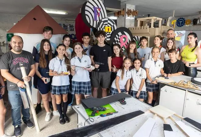 Fogueres escolars en Calasancio y el CEIP El Tossal