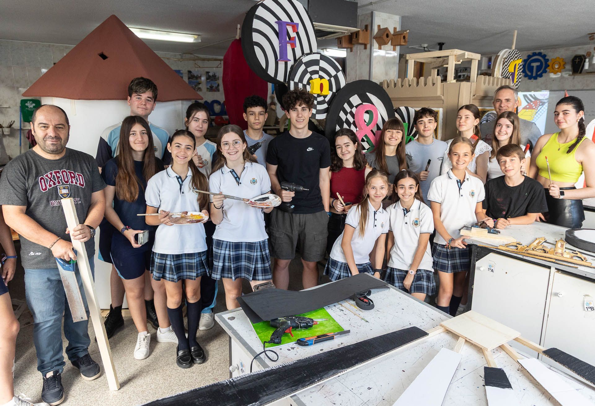 Fogueres escolars en Calasancio y el CEIP El Tossal