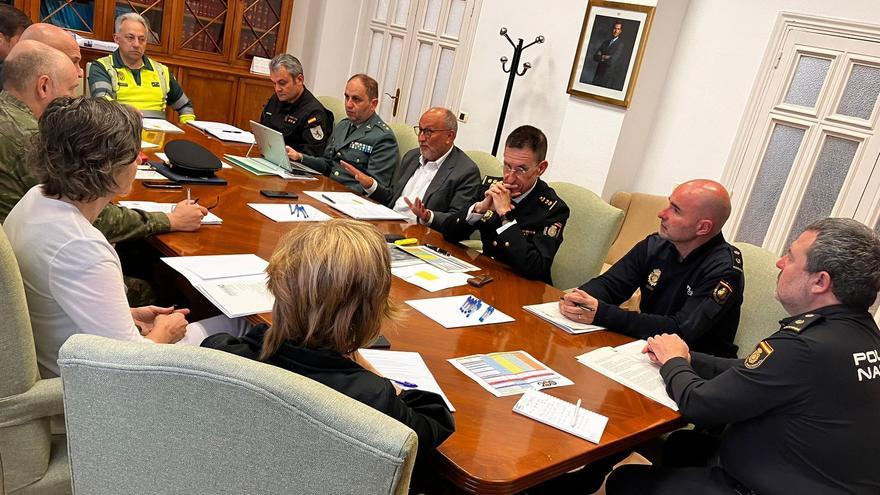 Reunión para hacer balance de la jornada del apagón