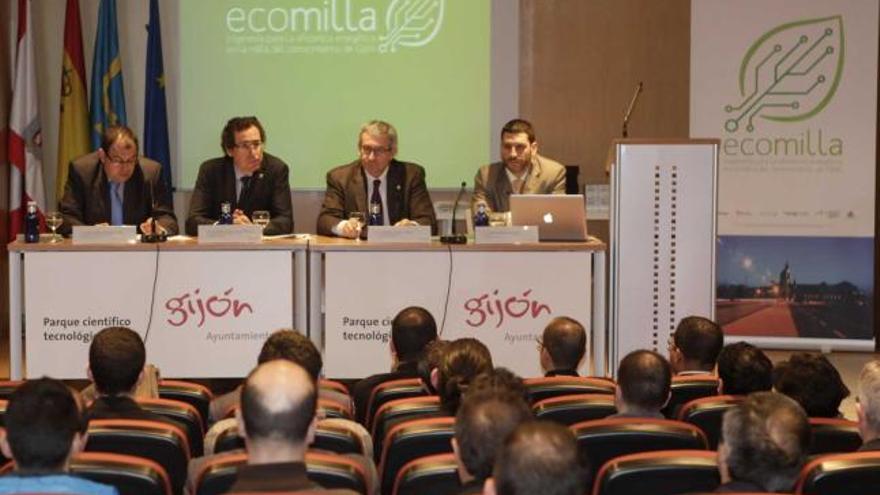 Un momento de la presentación de los resultados del proyecto «Ecomilla».