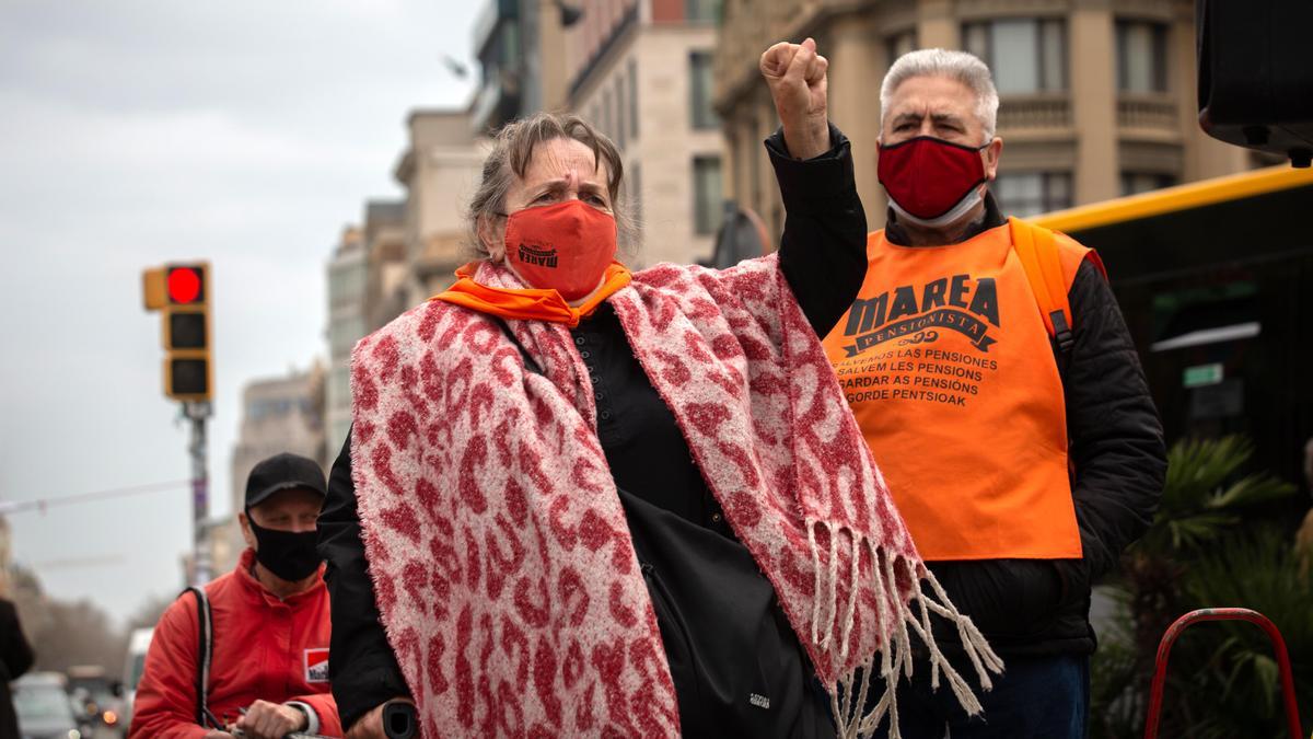 Els pensionistes es mobilitzen contra la bretxa de gènere en les prestacions