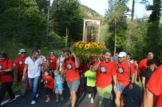 La Mare de Déu de Queralt torna al seu santuari