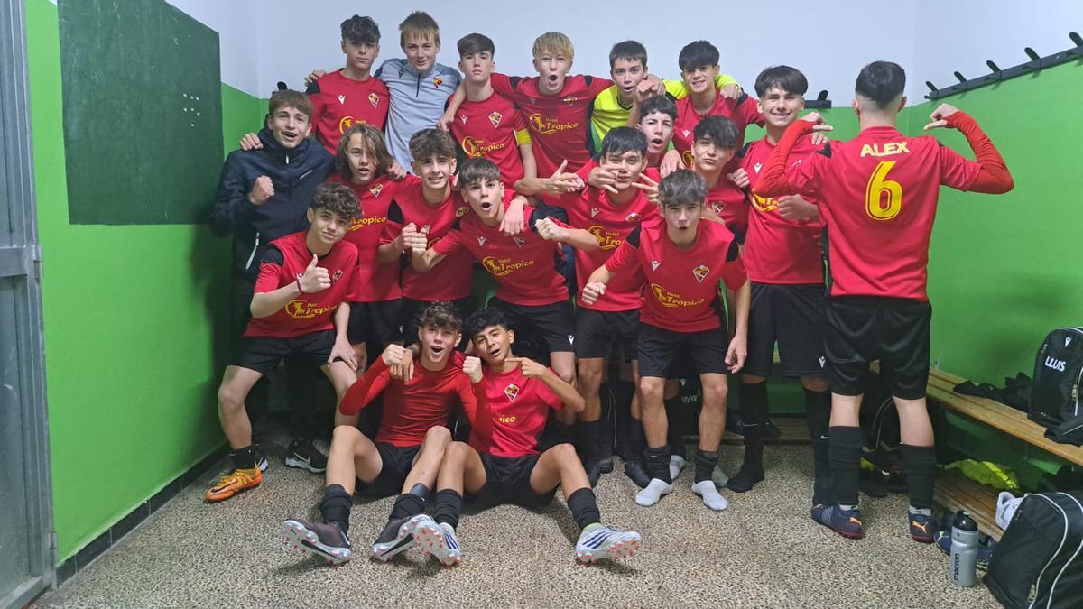 El Penya Arrabal cadete, líder del grupo A de Preferente