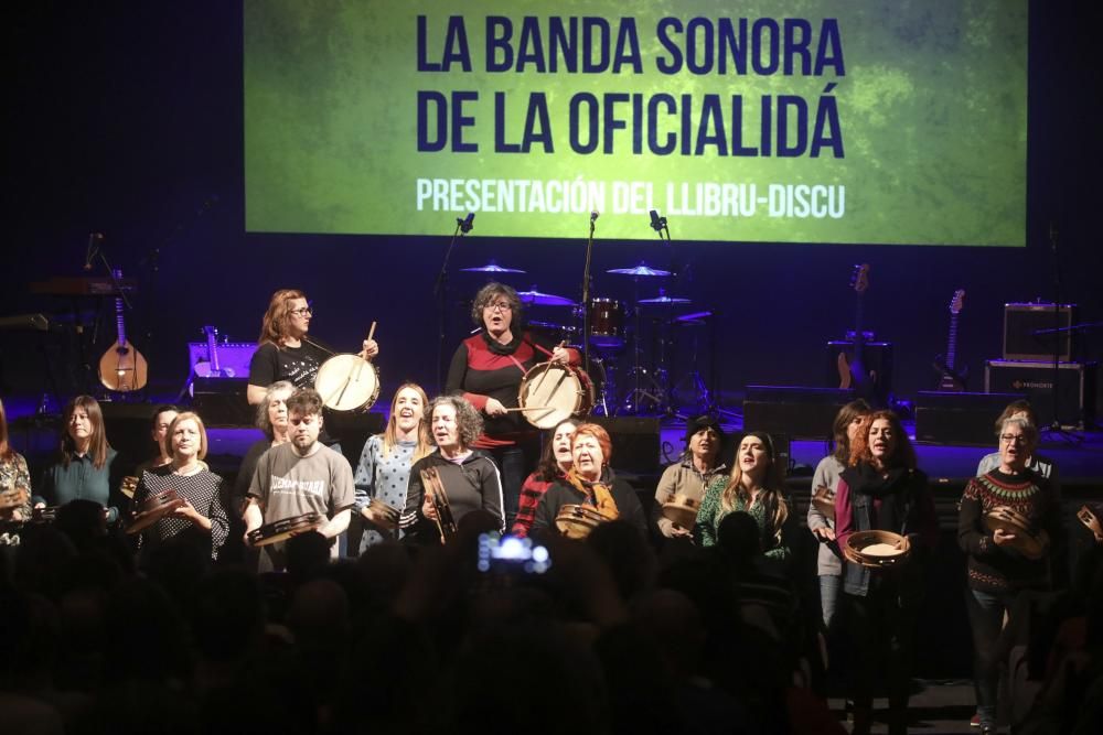 Conciertu pola oficialidá nel teatru Palacio Valdés