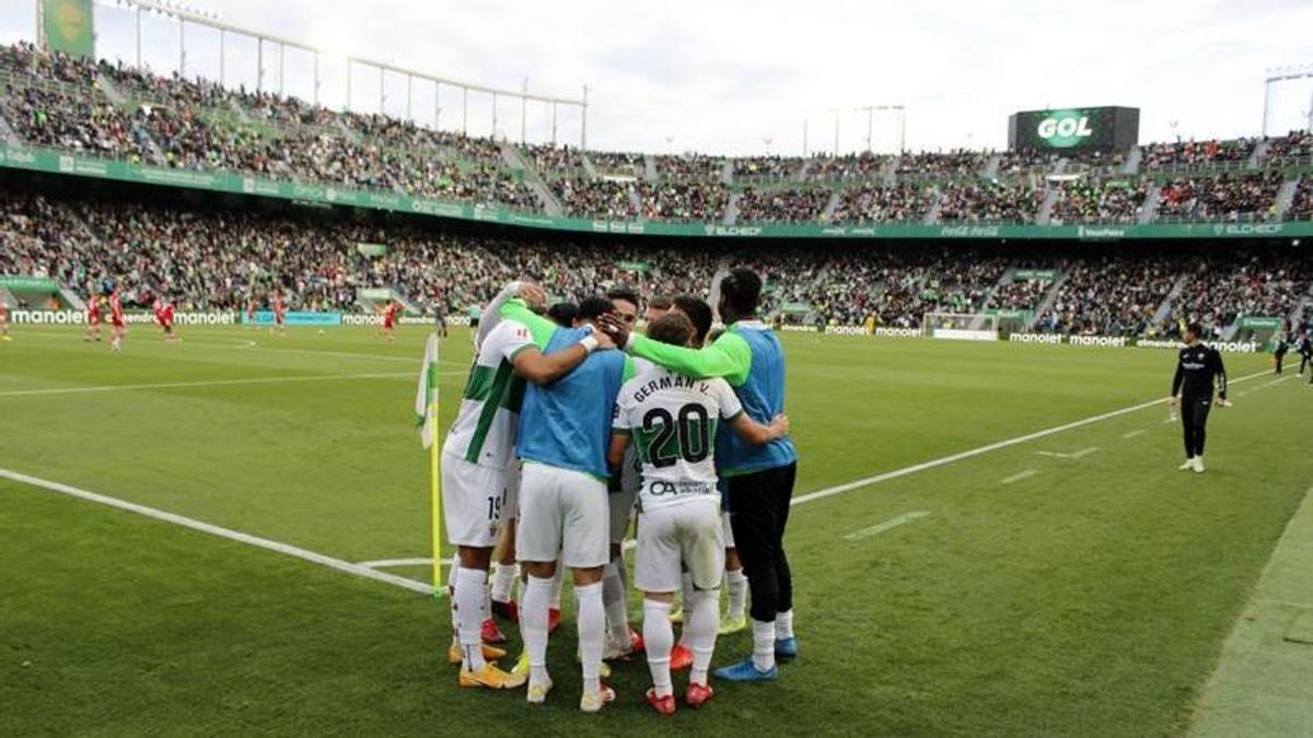 Una imagen del Elche CF este temporada
