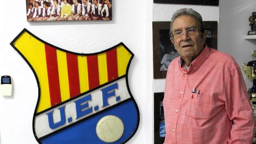 Mor Carles Lloveras, president d'honor de la Unió Esportiva Figueres